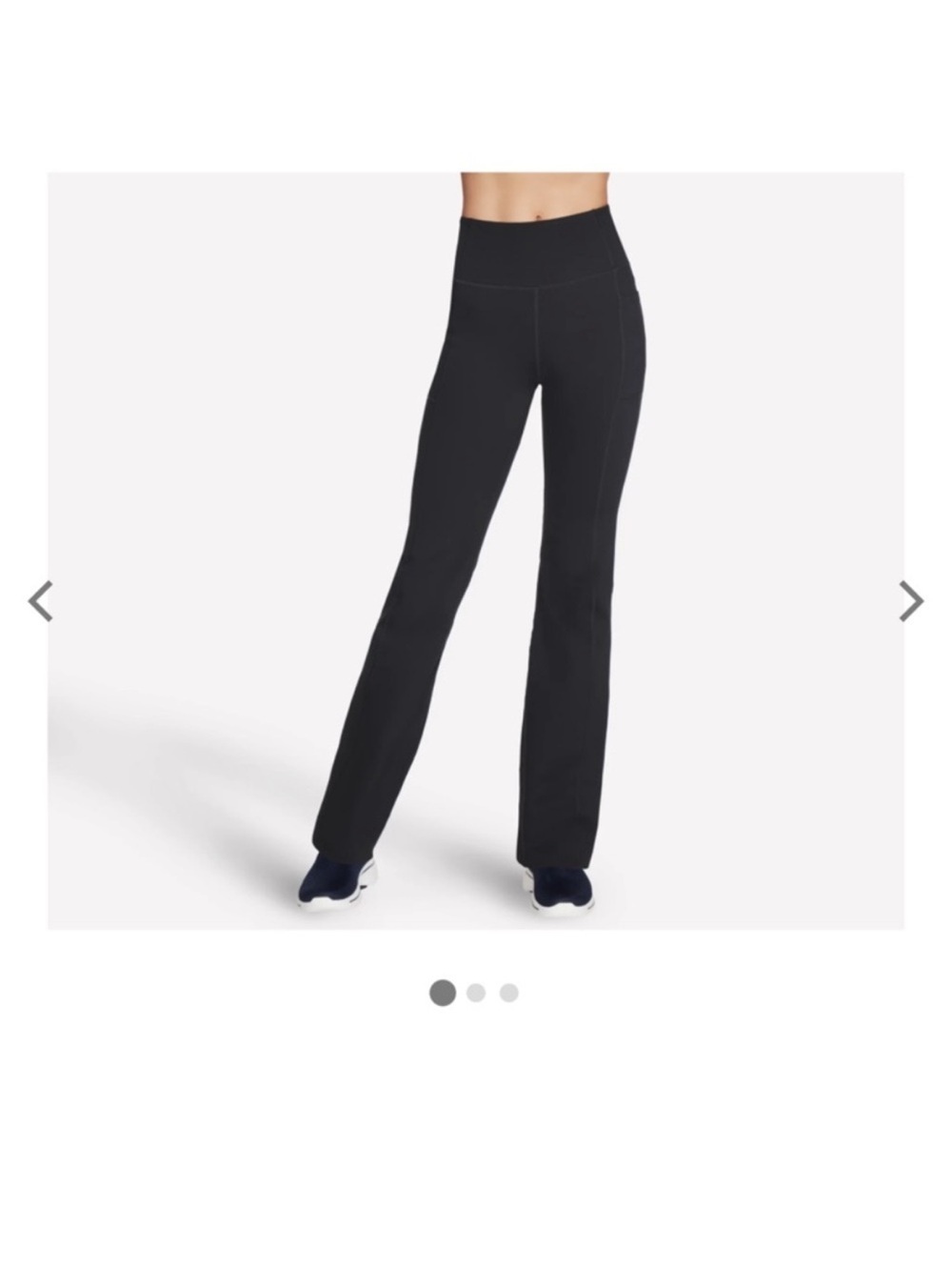 Skechers Black Boot-Cut Active Flare Pants